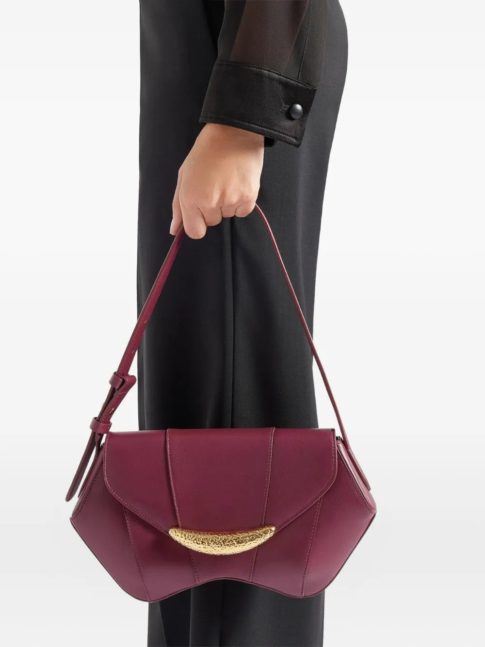 Giuseppe Zanotti Gz Day And Night Leather Shoulder Bag