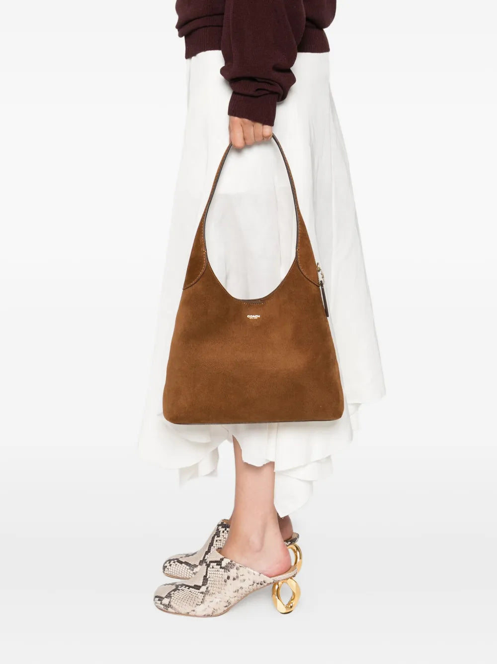 Coach Brooklyn Suede Shoulder Bag