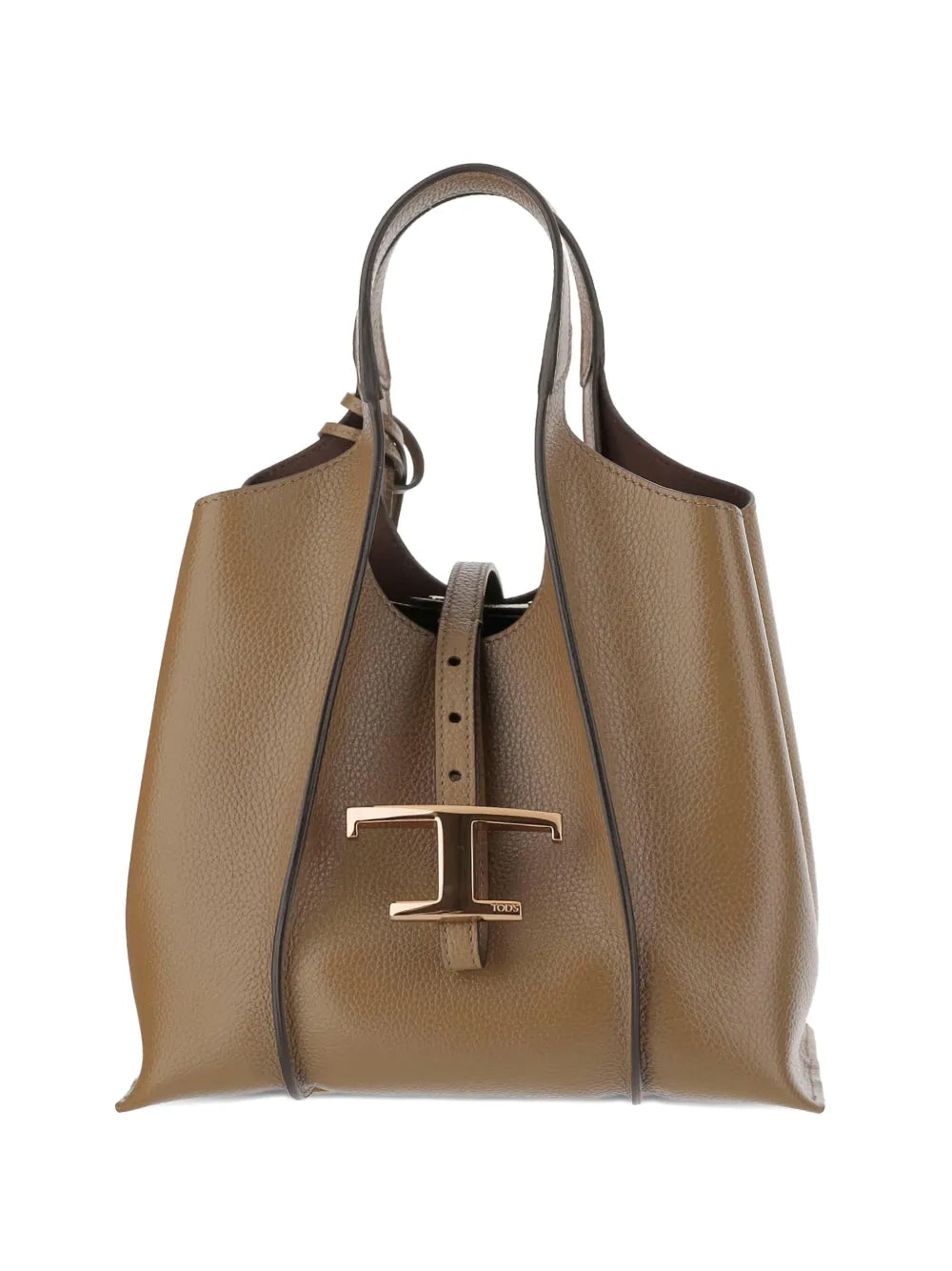 Tods Leather T Buckle Shoulder Bag
