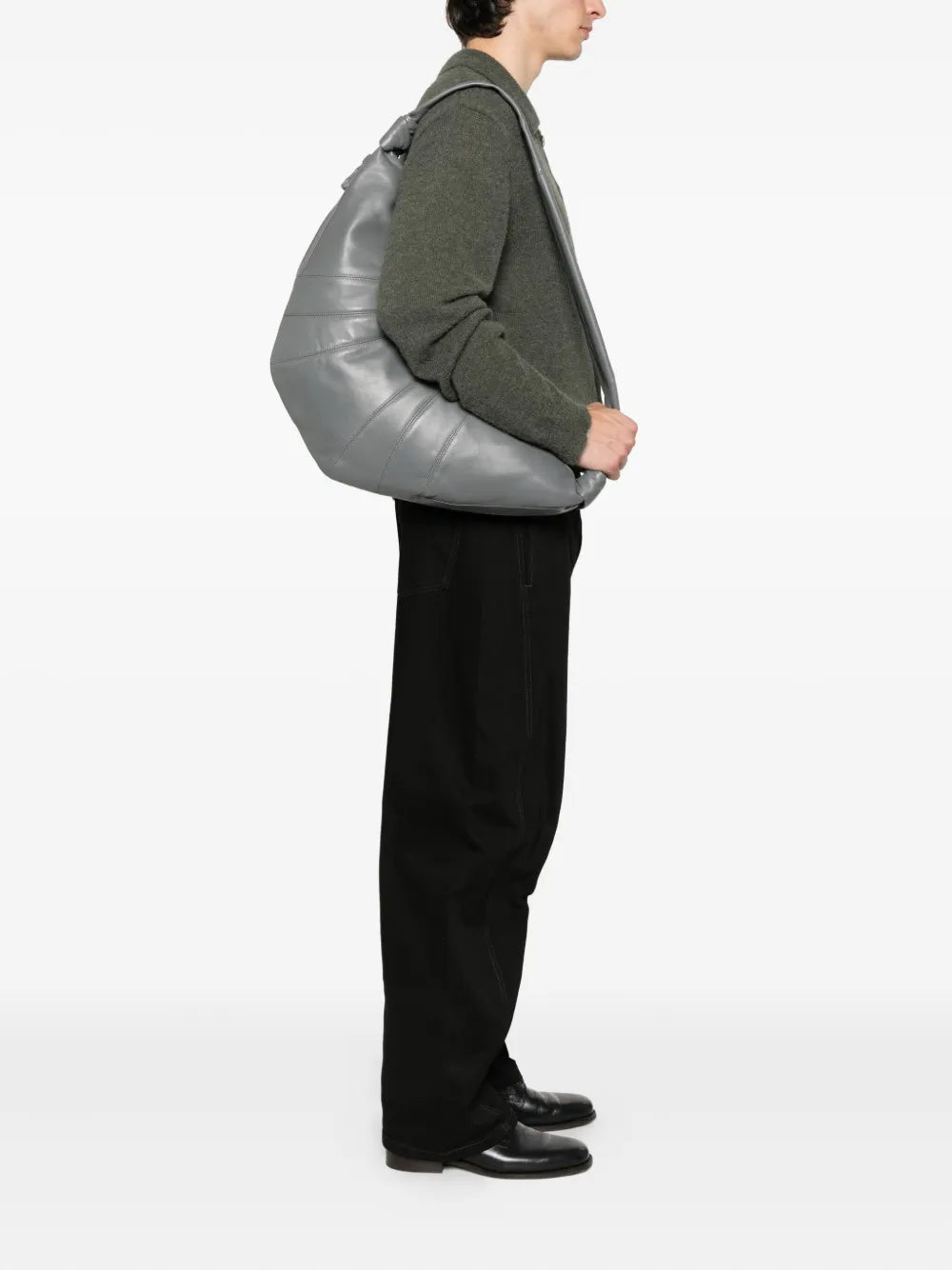 Lemaire Croissant Knot Lambskin Shoulder Bag