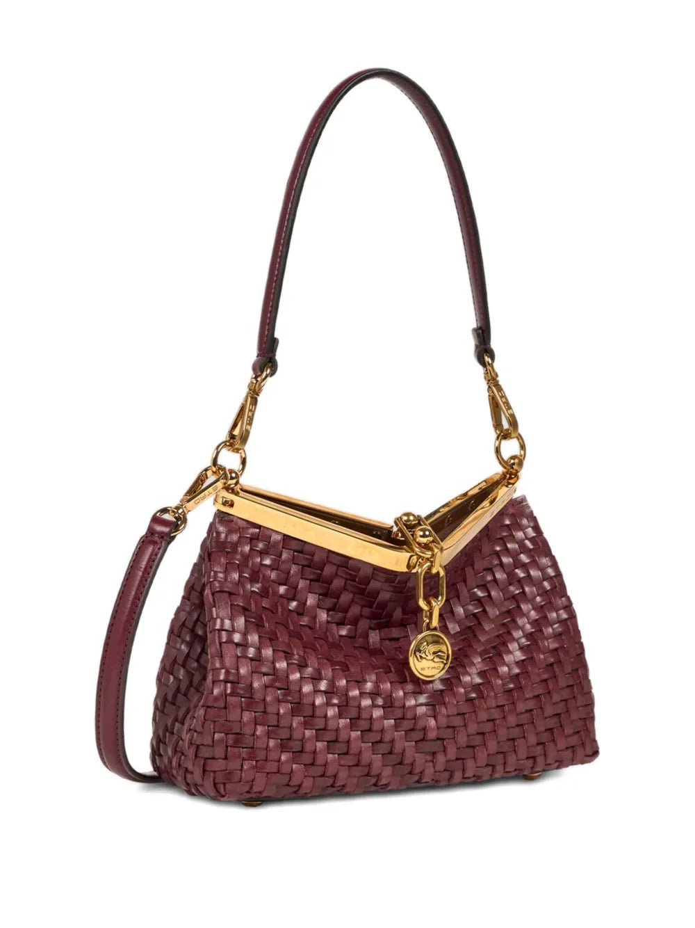 Etro Small Vella Leather Tote Bag