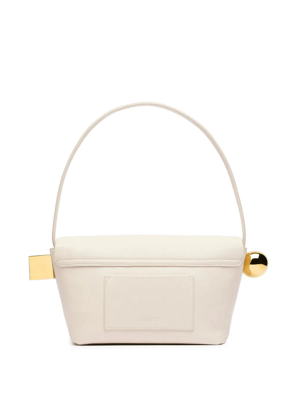 Jacquemus Metallic Clasp Leather Shoulder Bag