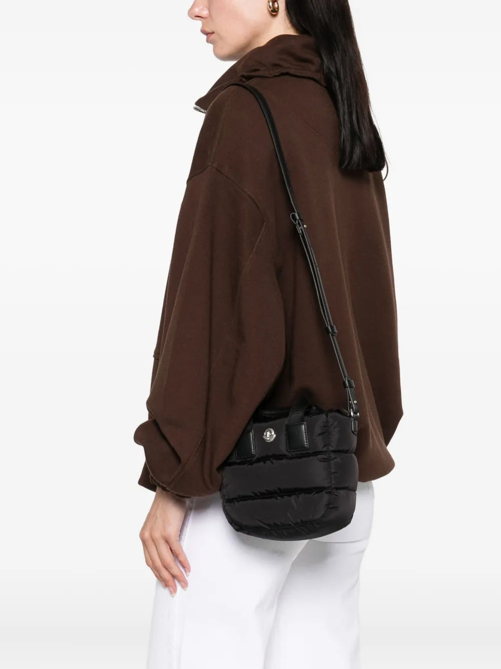 Moncler Mini Caradoc Quilted Shoulder Bag
