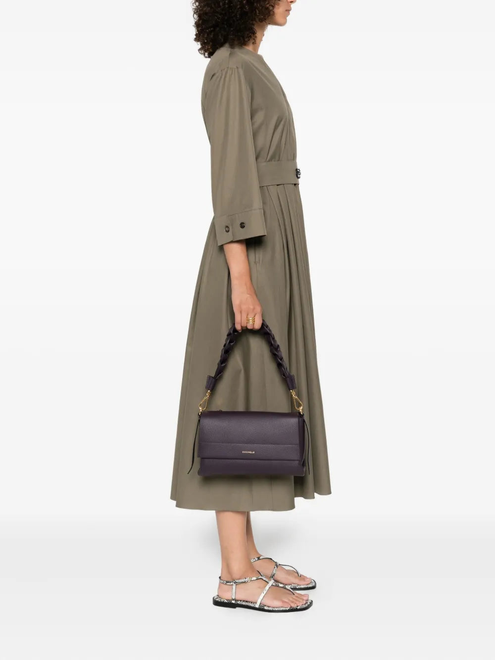 Coccinelle Boheme Leather Shoulder Bag