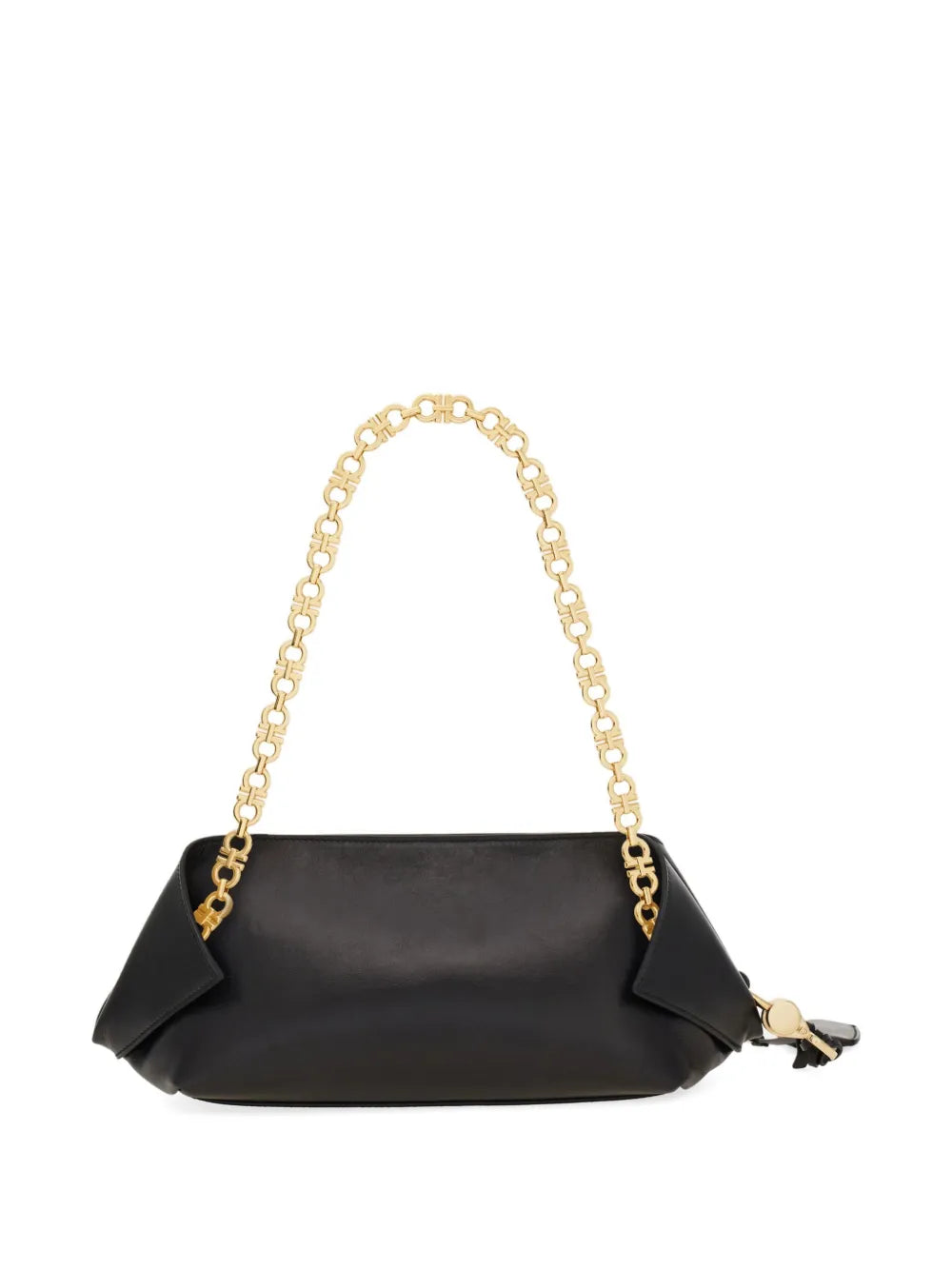 Ferragamo Folded Chain Link Shoulder Bag