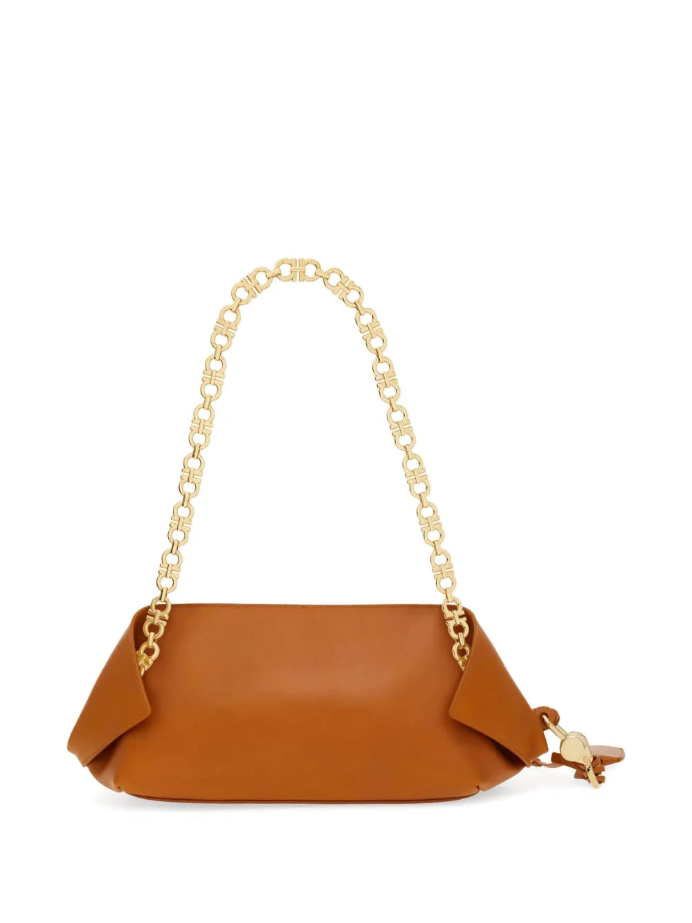 Ferragamo Small Folded Chain Strap Shoulder Bag