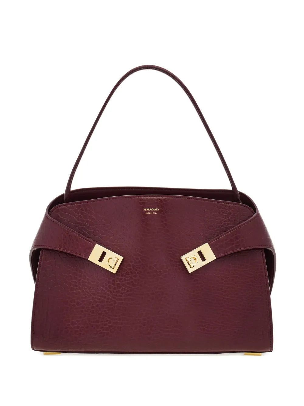 Ferragamo Medium Hug Leather Shoulder Bag