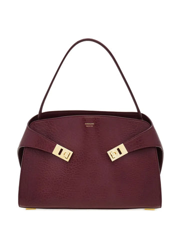 Ferragamo Medium Hug Leather Shoulder Bag
