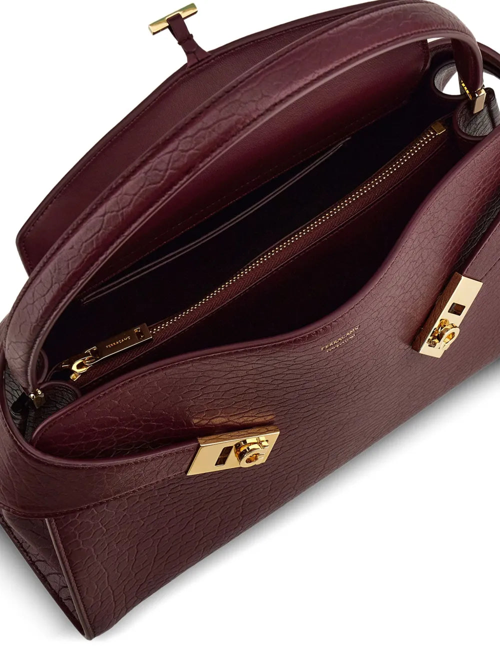 Ferragamo Medium Hug Leather Shoulder Bag