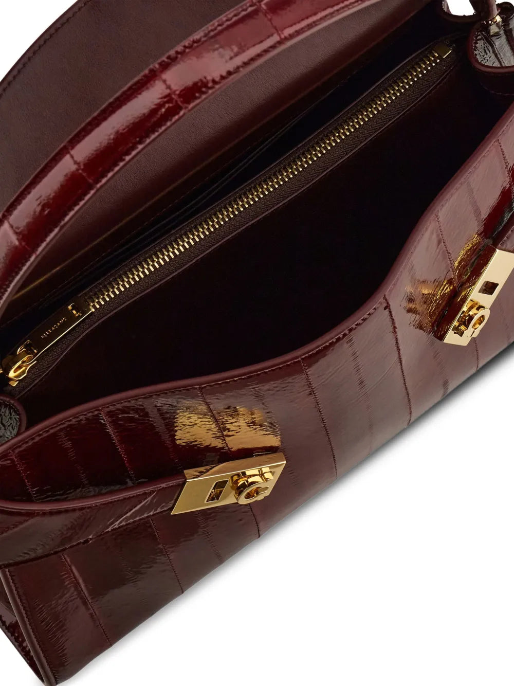 Ferragamo Medium Hug Eel Skin Shoulder Bag