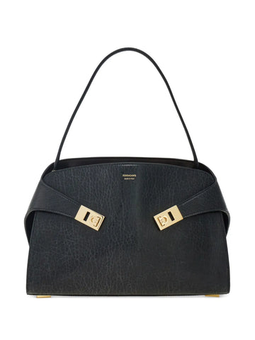 Ferragamo Medium Hug Leather Shoulder Bag