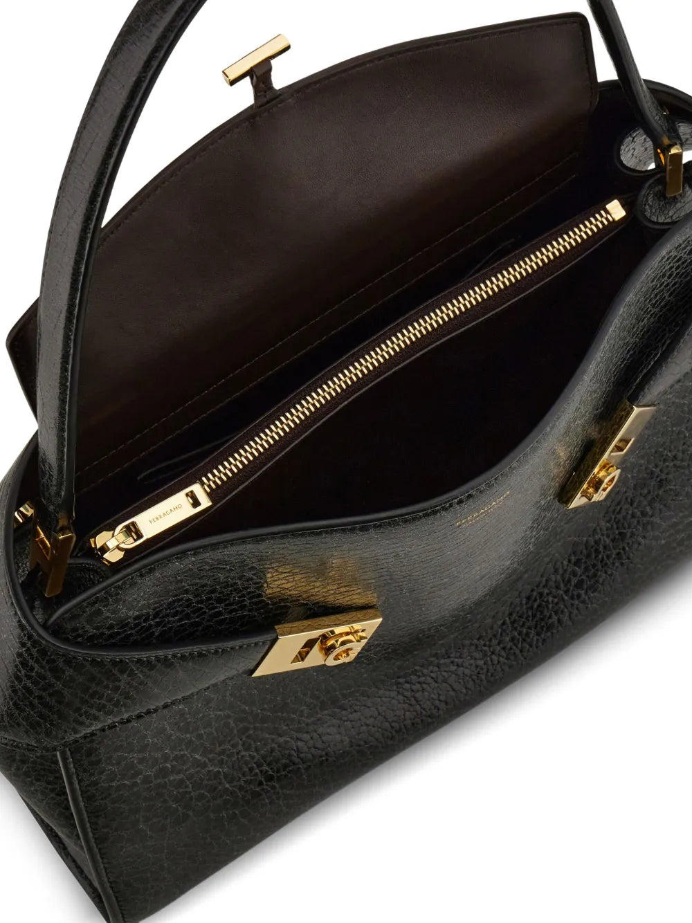 Ferragamo Medium Hug Leather Shoulder Bag