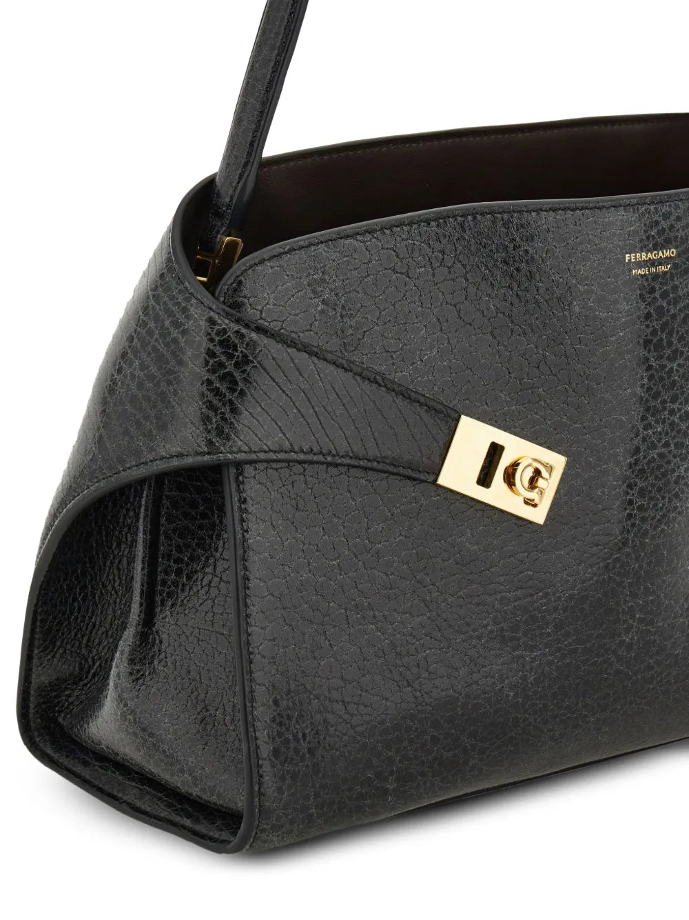 Ferragamo Medium Hug Leather Shoulder Bag