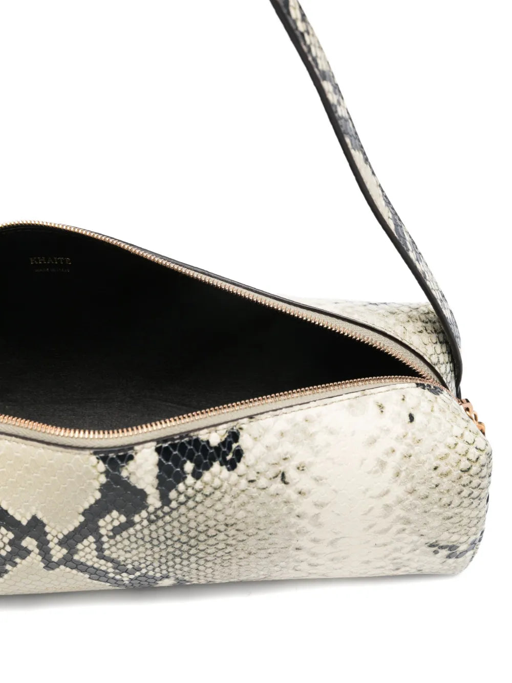Khaite Snakeskin Cylindrical Shoulder Bag