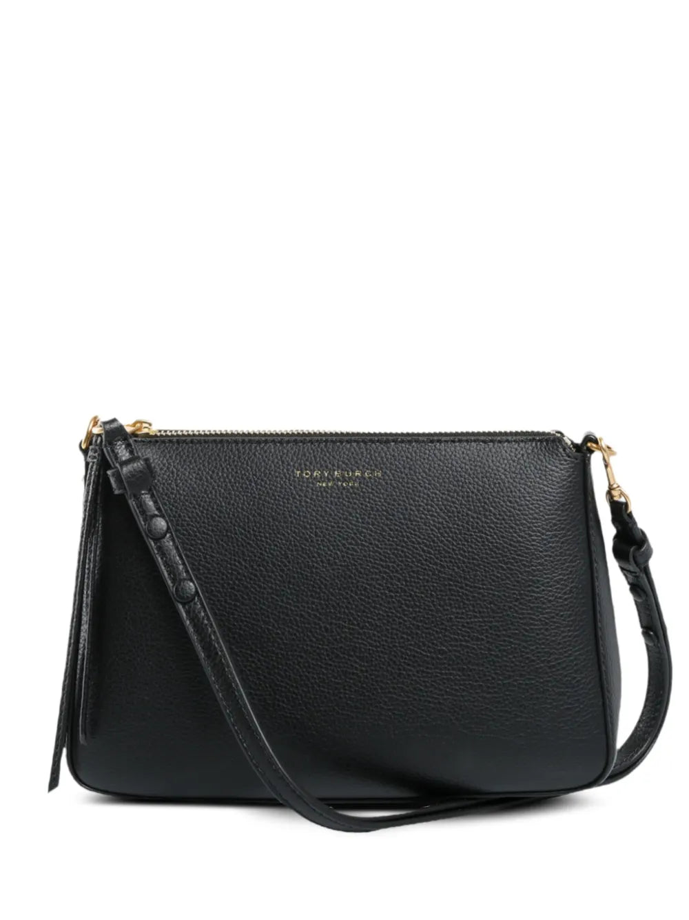 Tory Burch Perry Zip Top Leather Shoulder Bag