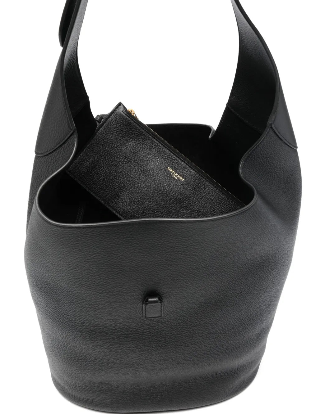 Saint Laurent Logo Plaque Shoulder Bag