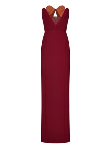 Nensi Dojaka Sweetheart Neckline Maxi Dress