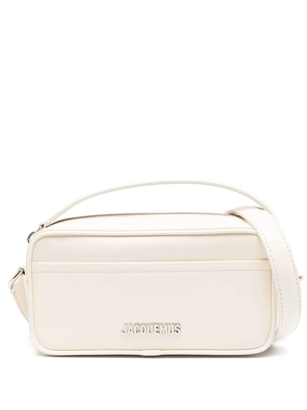Jacquemus The Banet Logo Plaque Leather Shoulder Bag