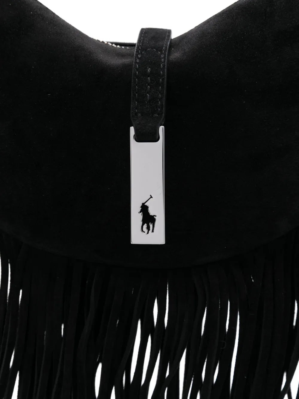 Polo Ralph Lauren Fringed Suede Shoulder Bag