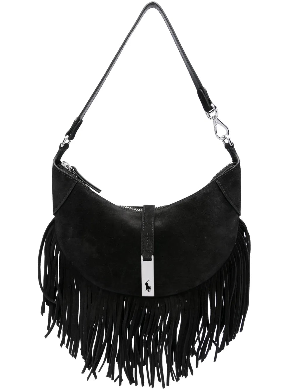 Polo Ralph Lauren Fringed Suede Shoulder Bag