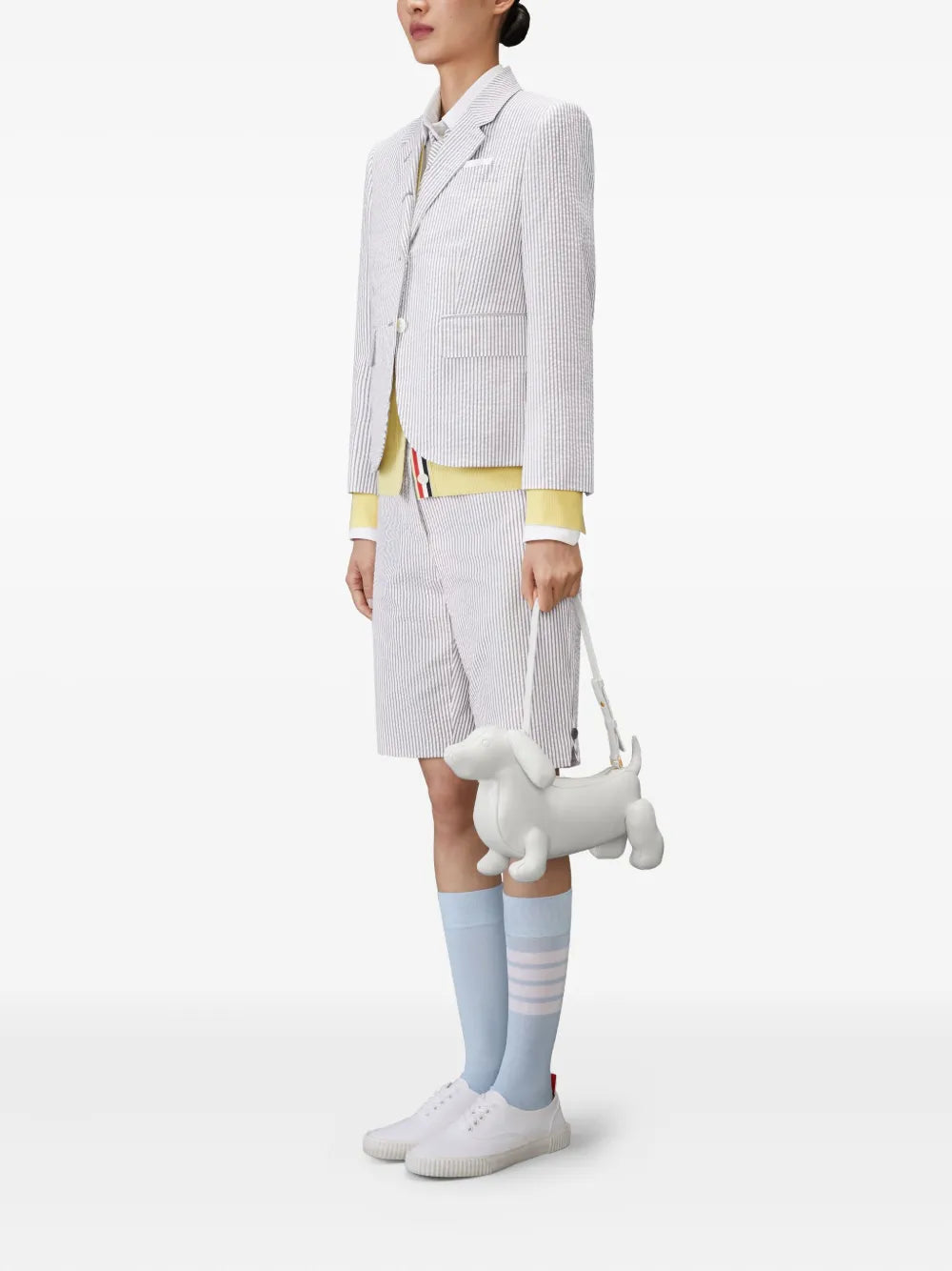 Thom Browne Hector Leather Shoulder Bag