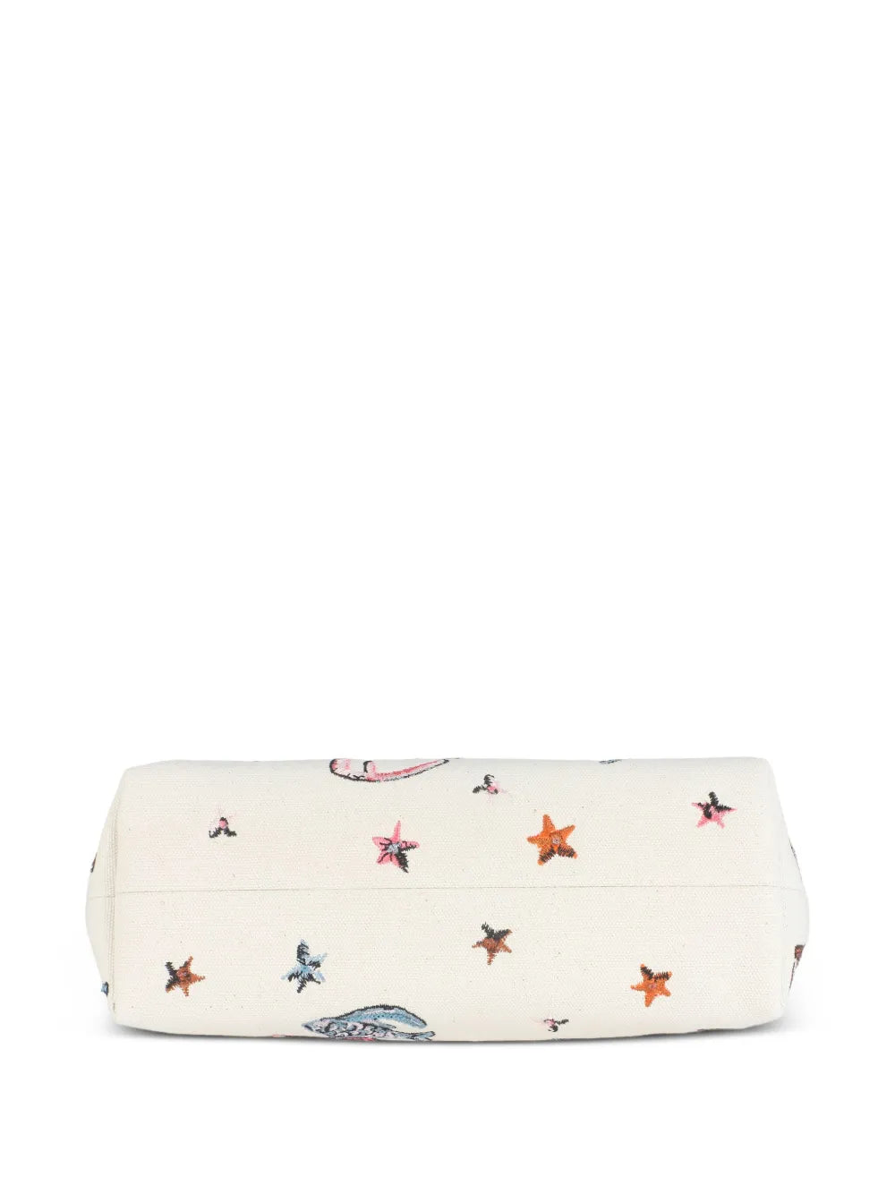 Fendi Pre Owned Astrology Embroidered Canvas Bag