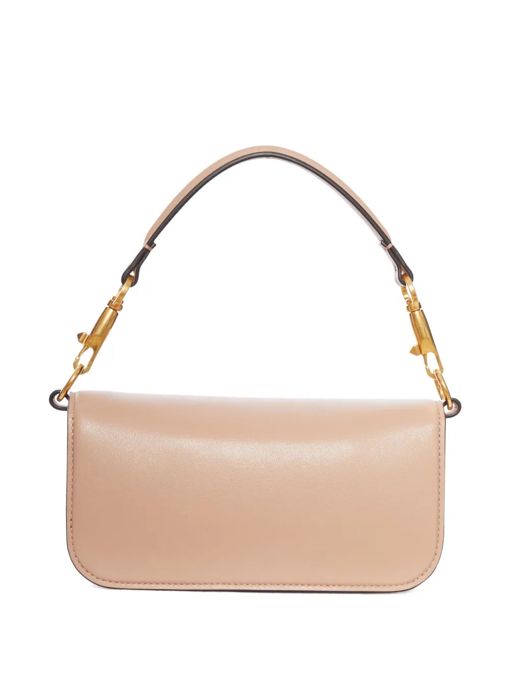 Valentino Garavani Vlogo Pearl Embellished Leather Shoulder Bag