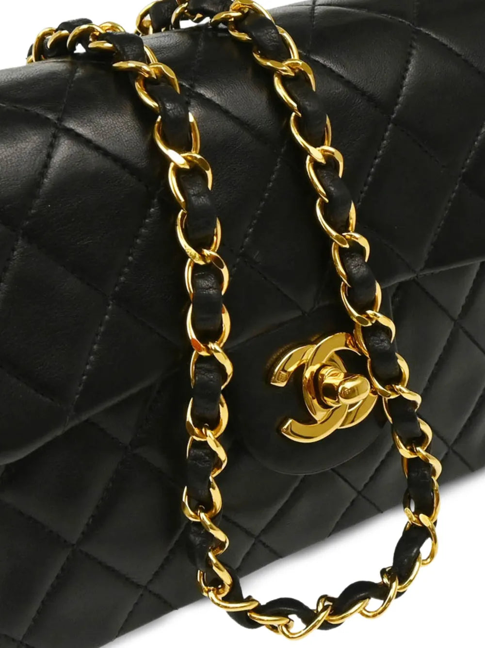 Chanel Pre Owned 1997 Mini Square Classic Flap Shoulder Bag