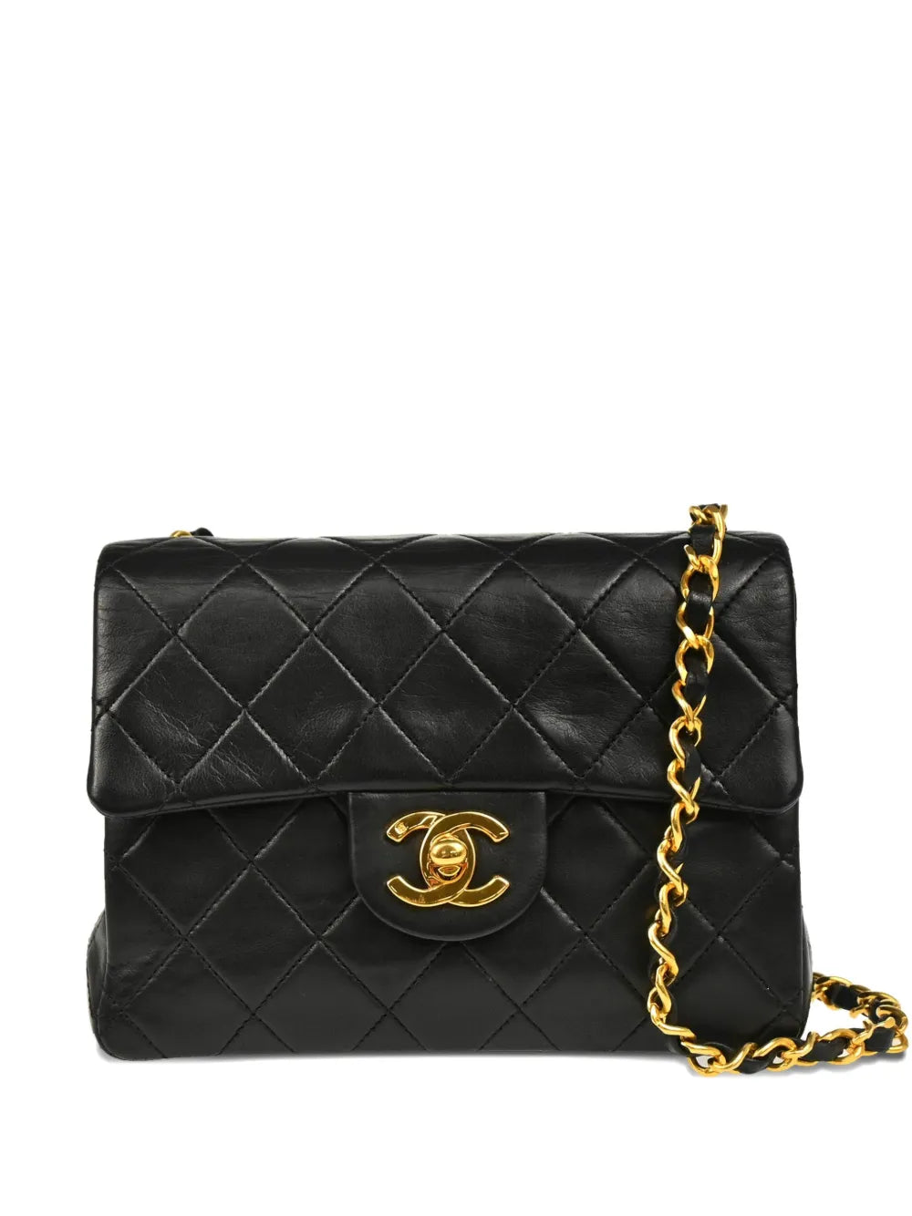Chanel Pre Owned 1990 Mini Classic Flap Shoulder Bag