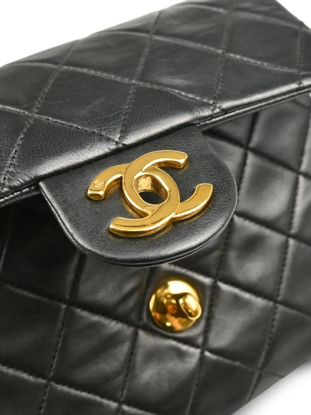 Chanel Pre Owned 1990 Mini Classic Flap Shoulder Bag