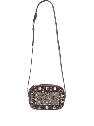 Valentino Garavani Nellcote Mirror Embellished Stud Detailed Shoulder Bag