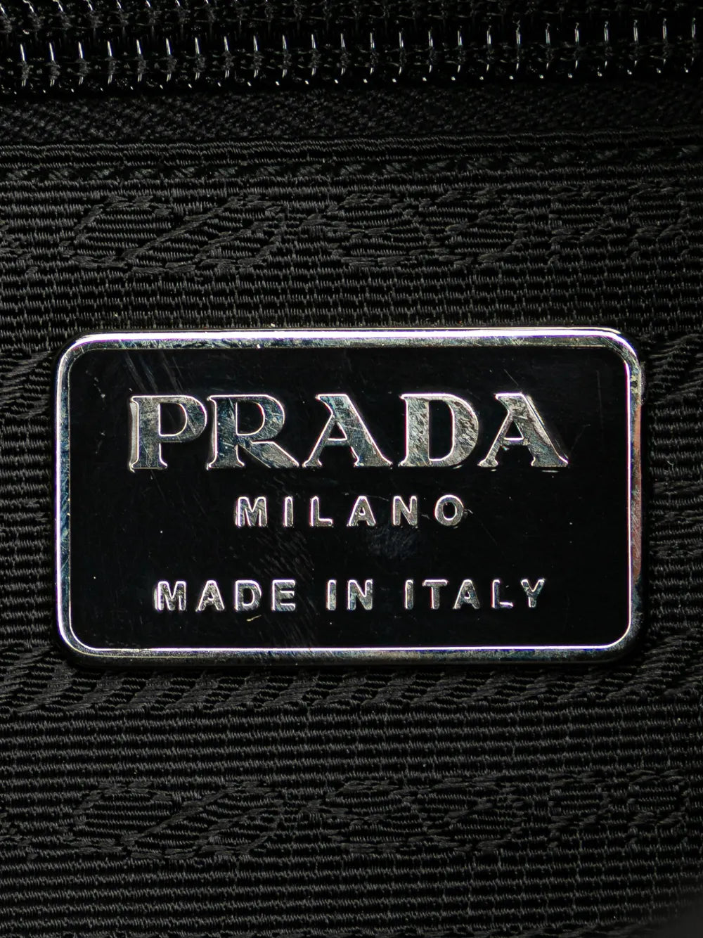 Prada Pre Owned 2000 2013 Tessuto Chain Shoulder Bag