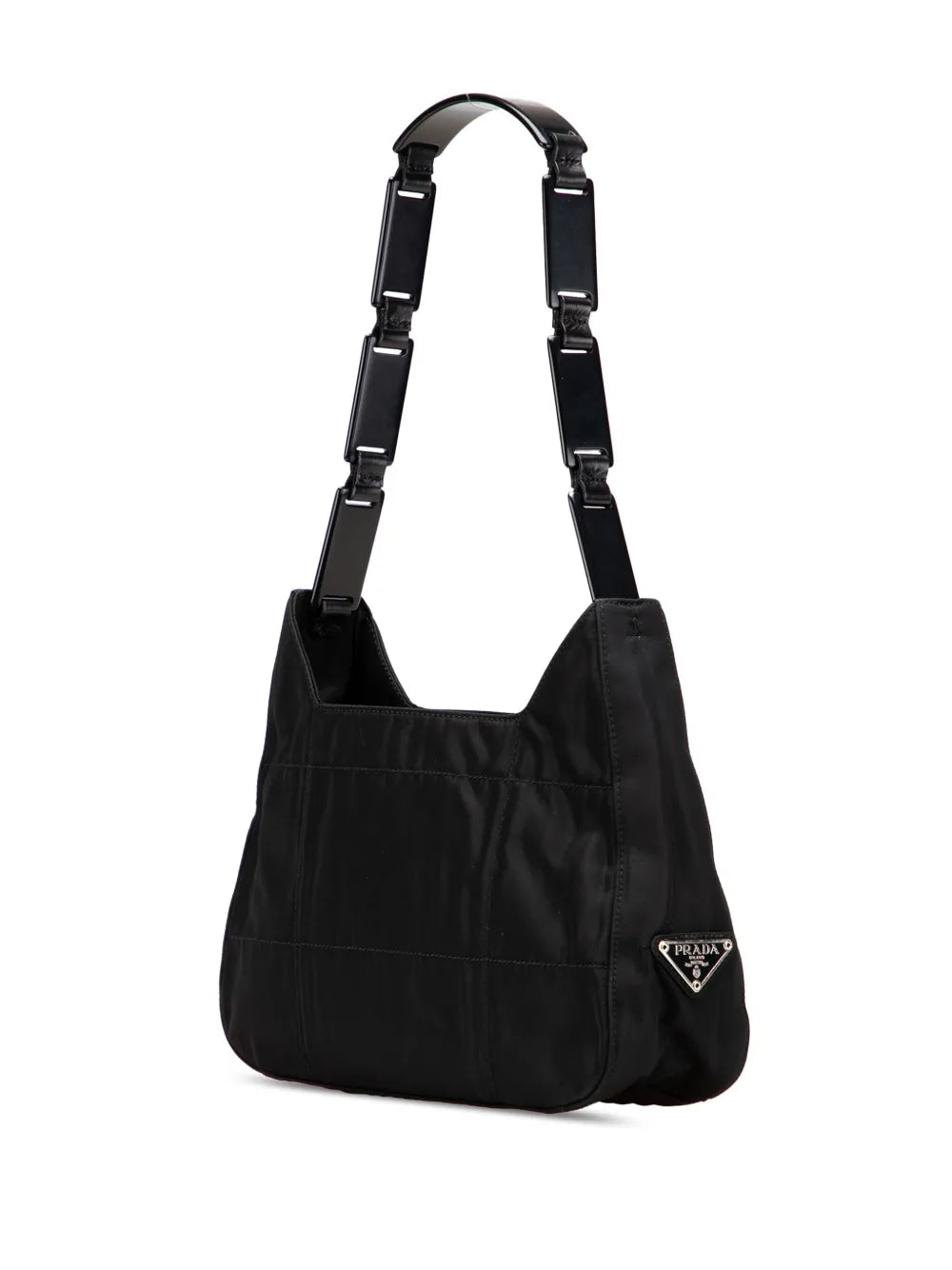 Prada Pre Owned 2000 2013 Tessuto Chain Shoulder Bag