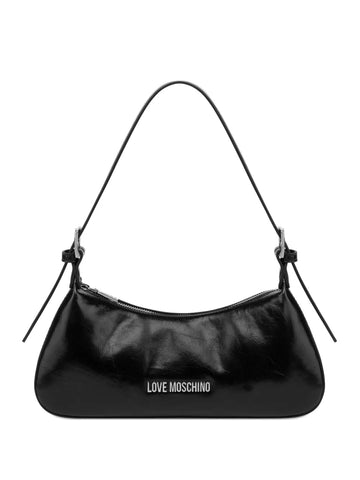 Love Moschino Logo Plaque Zip Fastening Shoulder Bag