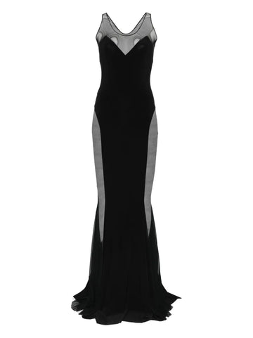 Norma Kamali Panelled Maxi Dress