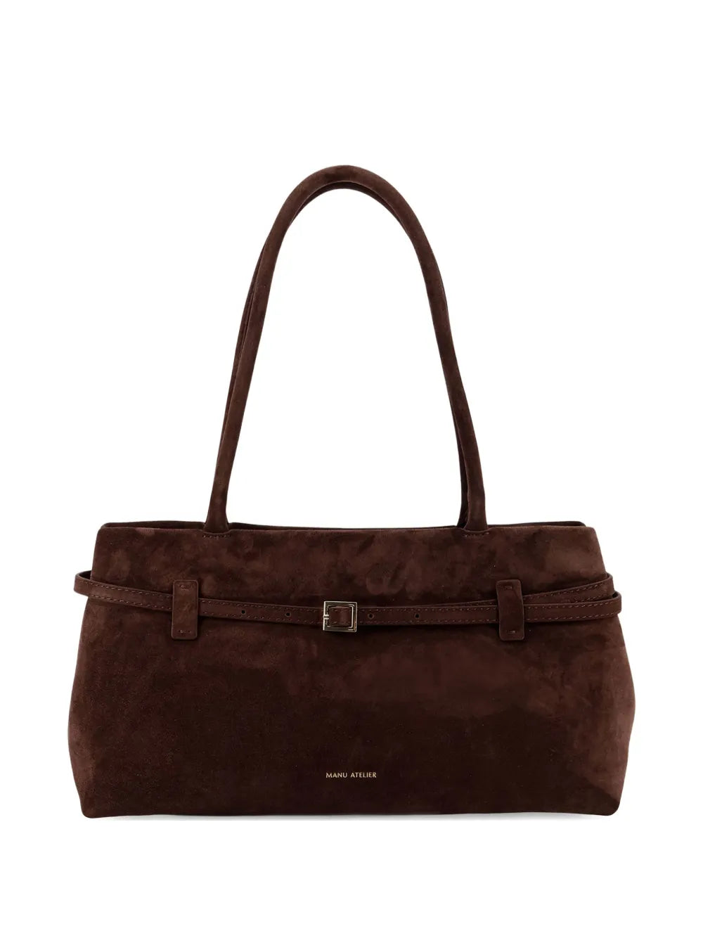 Manu Atelier Le Cambon East West Suede Bag