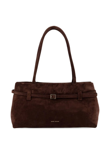 Manu Atelier Le Cambon East West Suede Bag