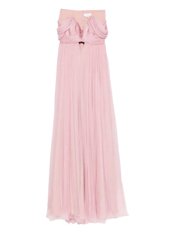 Mmarquise Sylvie Pleated Sweetheart Neckline Dress