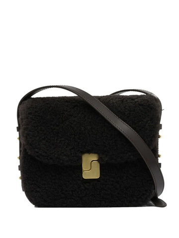 Soeur Mini Shearling Shoulder Bag