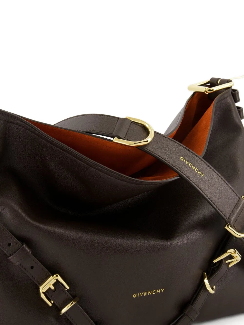 Givenchy Medium Voyou Buckle Fastening Calfskin Shoulder Bag