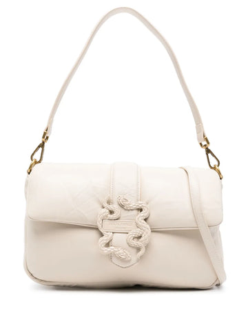 Just Cavalli Snake Buckle Shoulder Bag