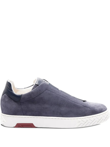 A.Testoni Slip-On Suede Sneakers