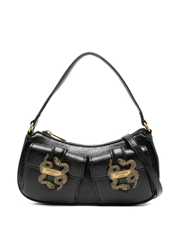 Just Cavalli Snake Buckle Shoulder Bag