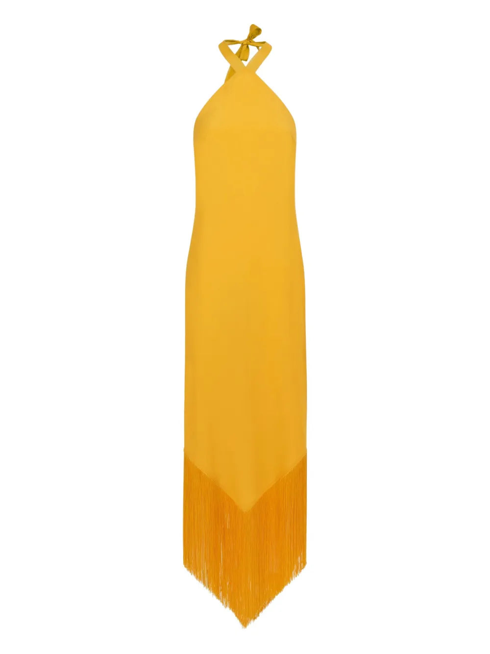 Taller Marmo Nina Fringed Hem Maxi Dress
