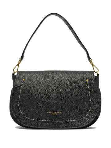 Gianni Chiarini Brooke Pebble Leather Curved Shoulder Bag
