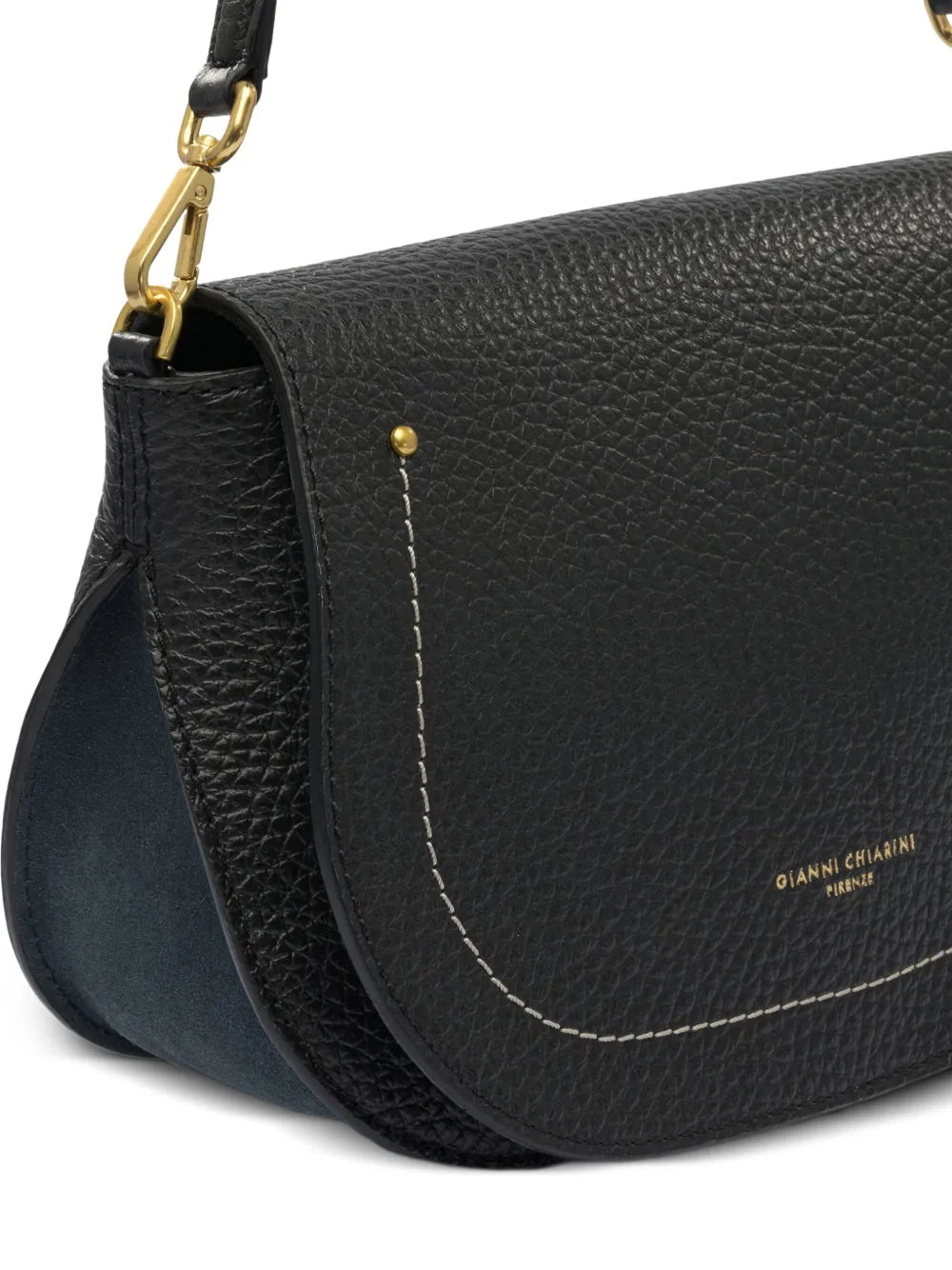 Gianni Chiarini Brooke Pebble Leather Curved Shoulder Bag