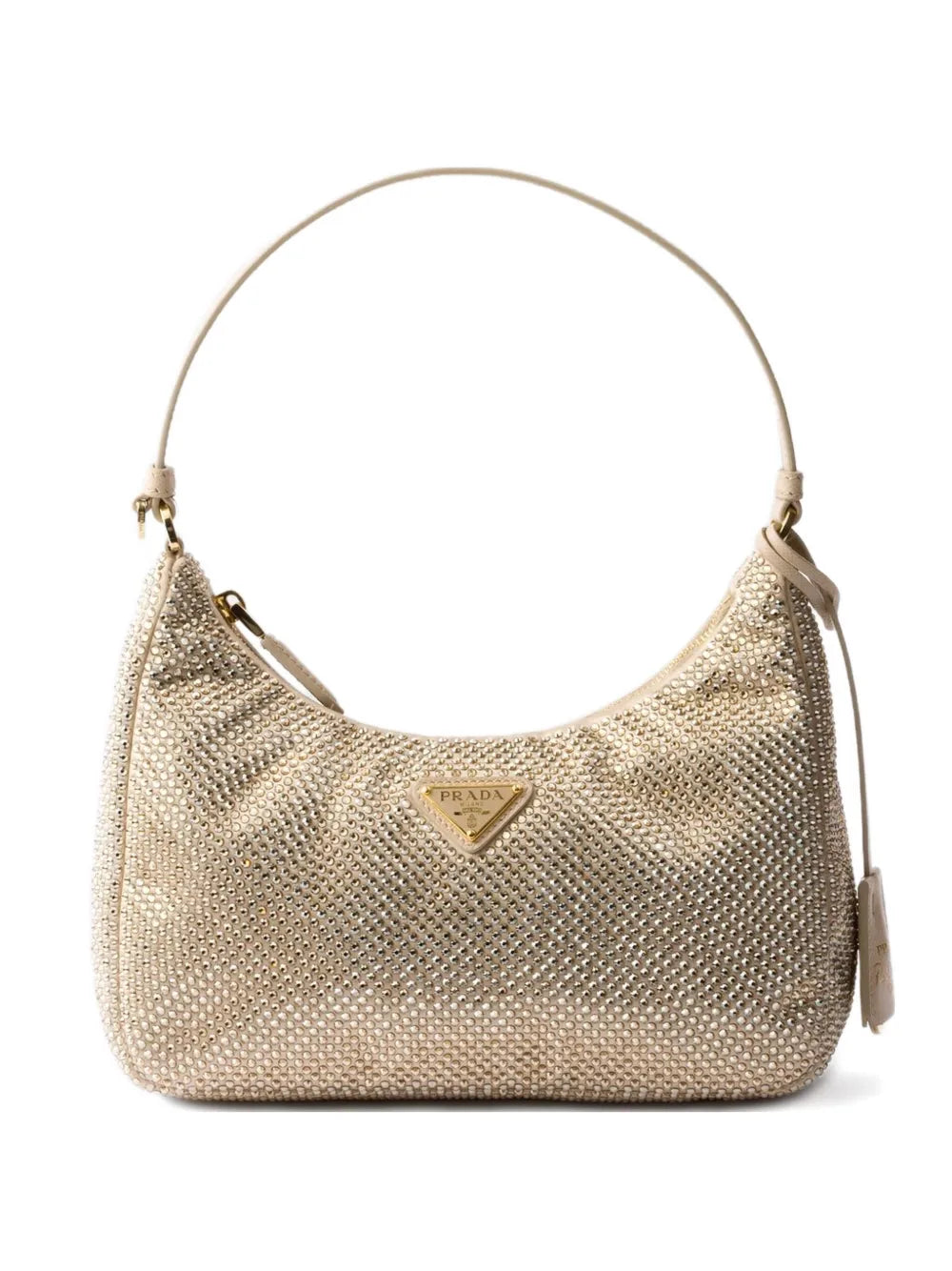 Prada Re Edition Crystal Embellished Shoulder Bag