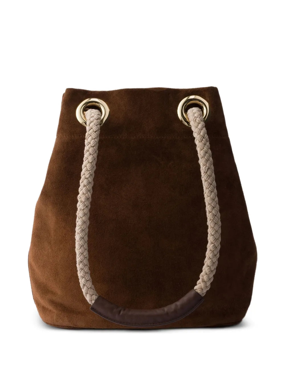 Prada Small Mariner Suede Bucket Bag