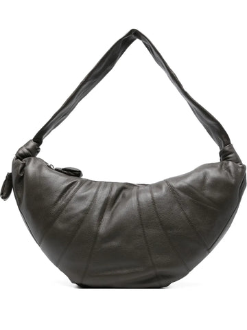 Lemaire Croissant Knotted Leather Shoulder Bag