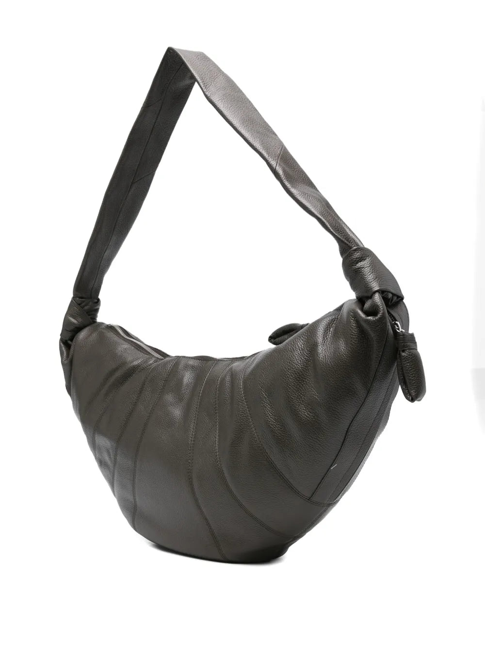Lemaire Croissant Knotted Leather Shoulder Bag